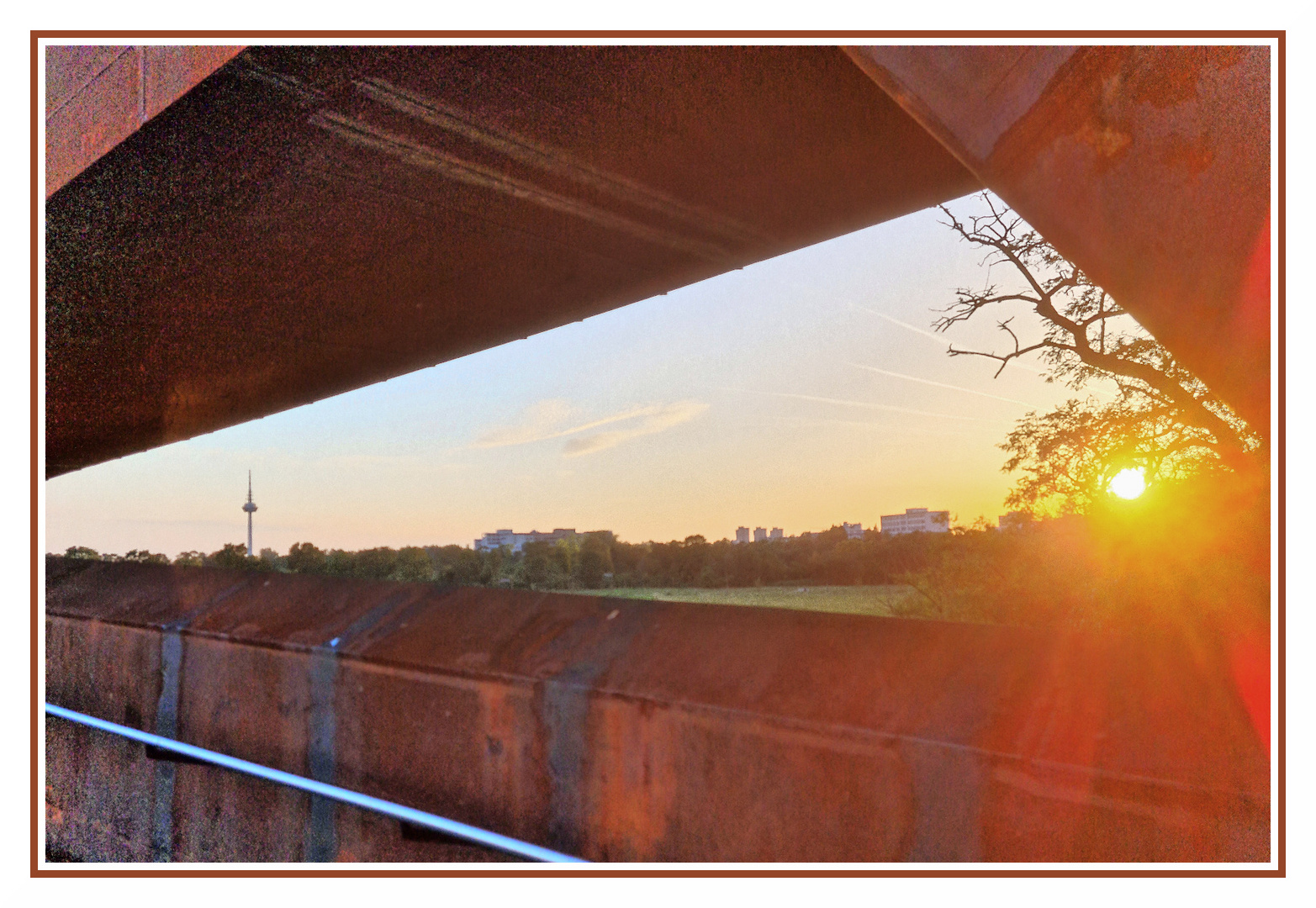 Blick durch den Panoramasteg