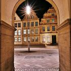 Blick durch den Rundbogen - Alter Markt in Bielefeld