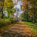 Blick durch den Schlosspark - Schlitz/Hessen