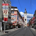 Blick durch die Augustinerstraße auf Grafeneckart