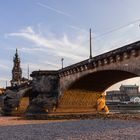 Blick durch die Augustusbrücke