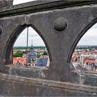 Blick durch die Balustrade