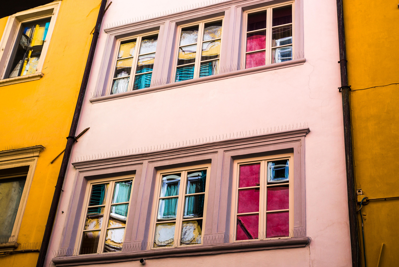 Blick durch die Fenster - echt, gespiegelt, getäuscht?