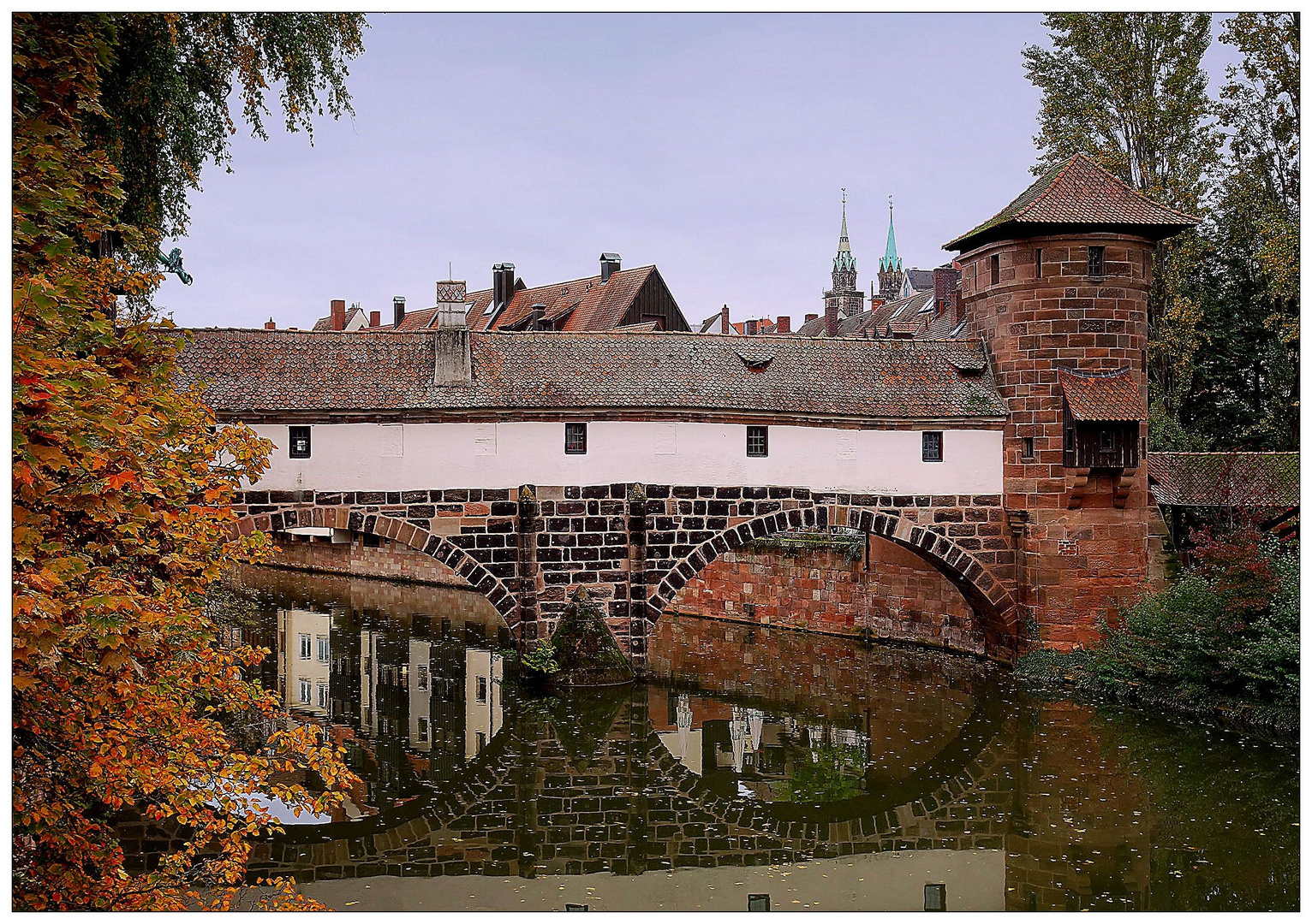 Blick durch die Henkerbrücke