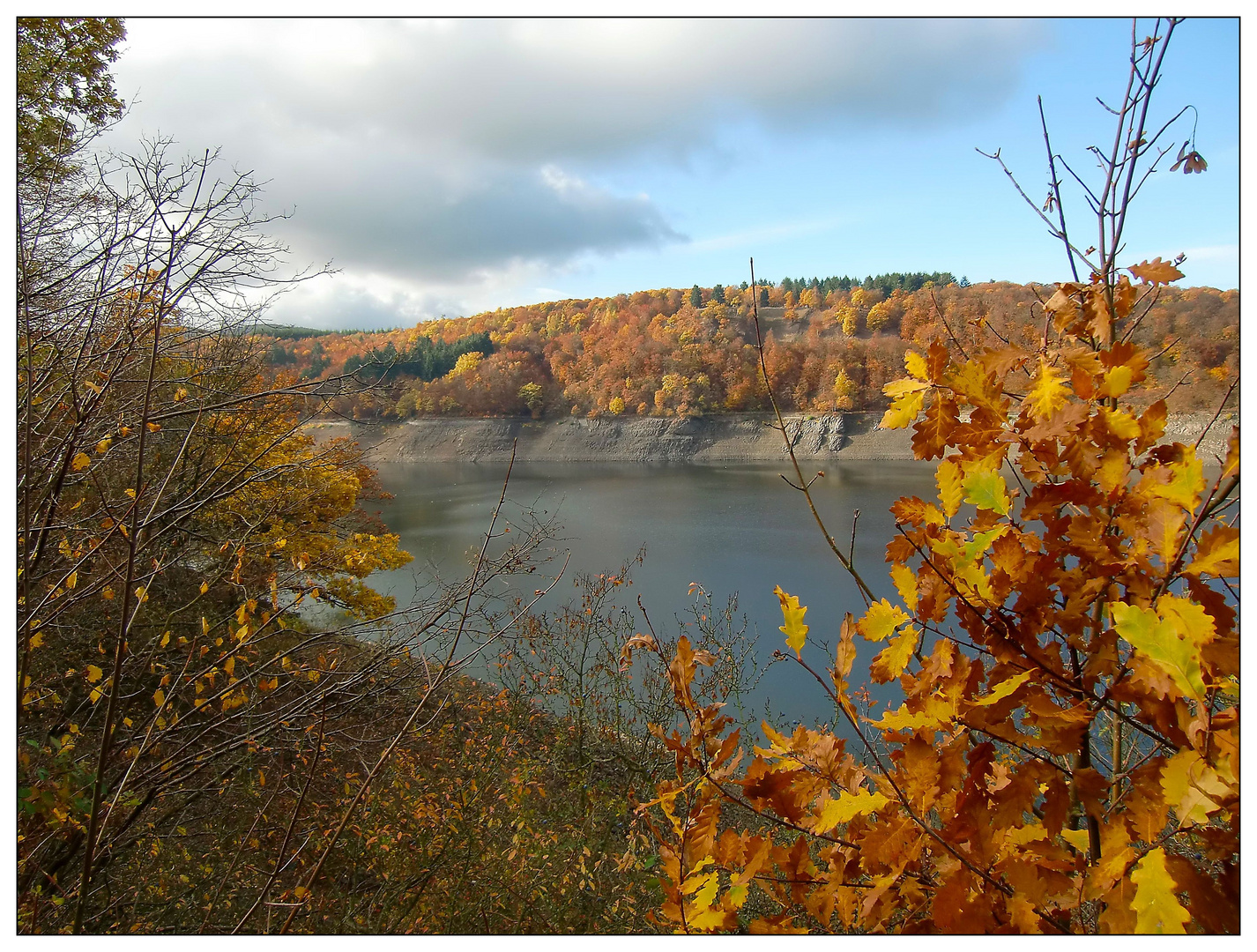 Blick durch die Herbstlandschaft