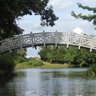 Blick durch die japanische Brücke in Wörlitz