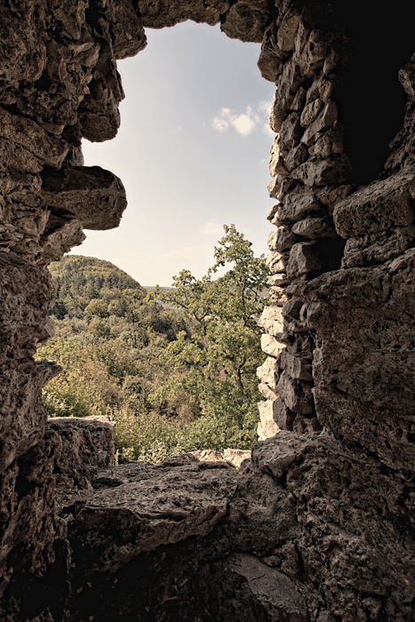 Blick durch die Mauer