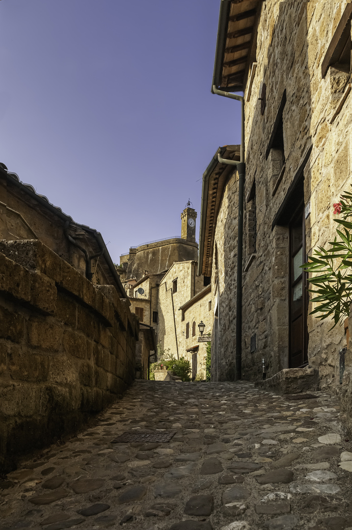 Blick durch die Via del Cimitorio