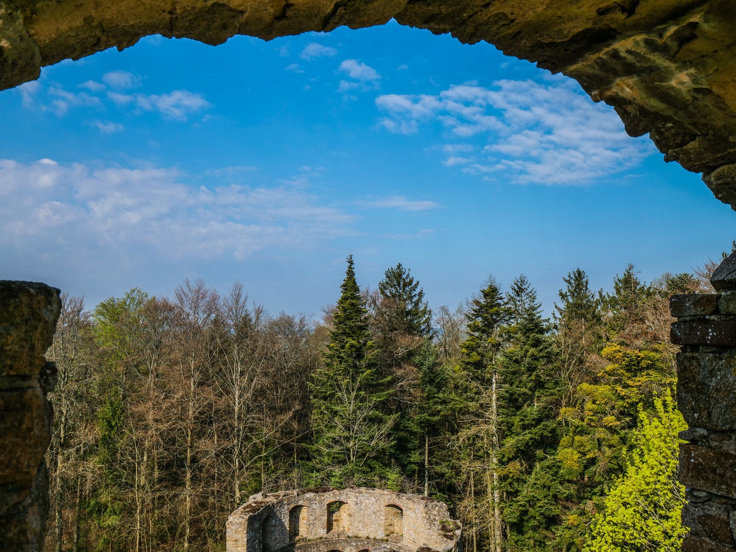 Blick durch Fenster 