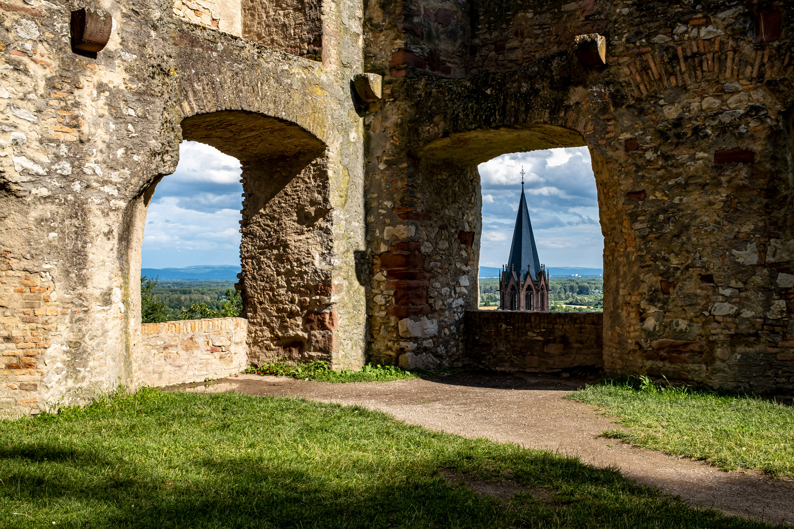 Blick durchs Fenster 