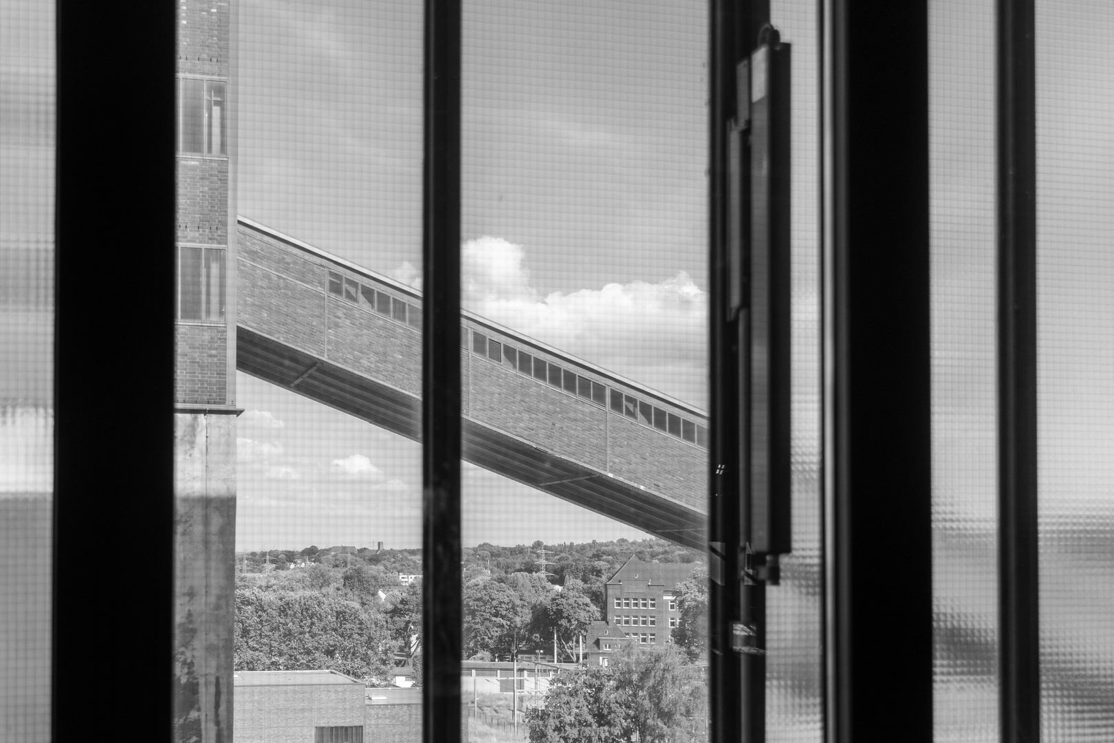 Blick durchs Fenster Foto &amp; Bild kokerei, nrw, zeche