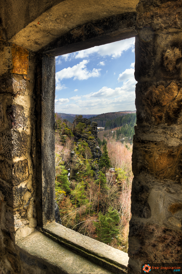 Blick durchs Fenster