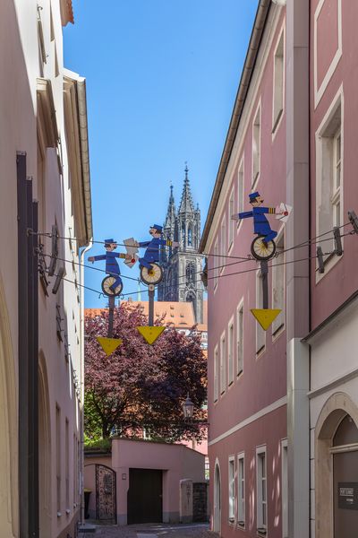 Blick durchs Postgäßchen auf den Meißner Dom