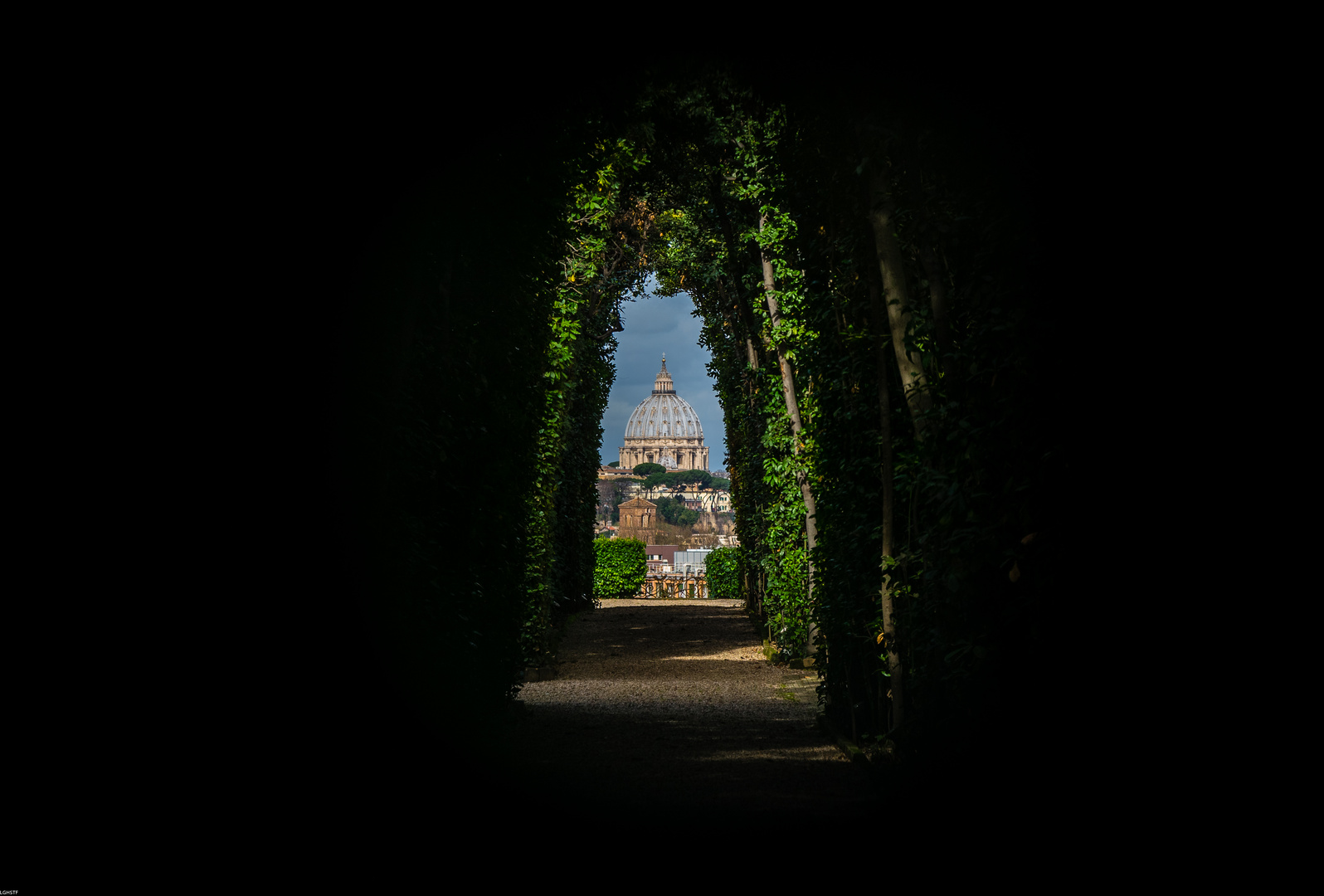 Blick durchs Schlüsselloch