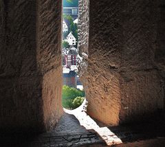 Blick durch`s Schlüsselloch auf Altena