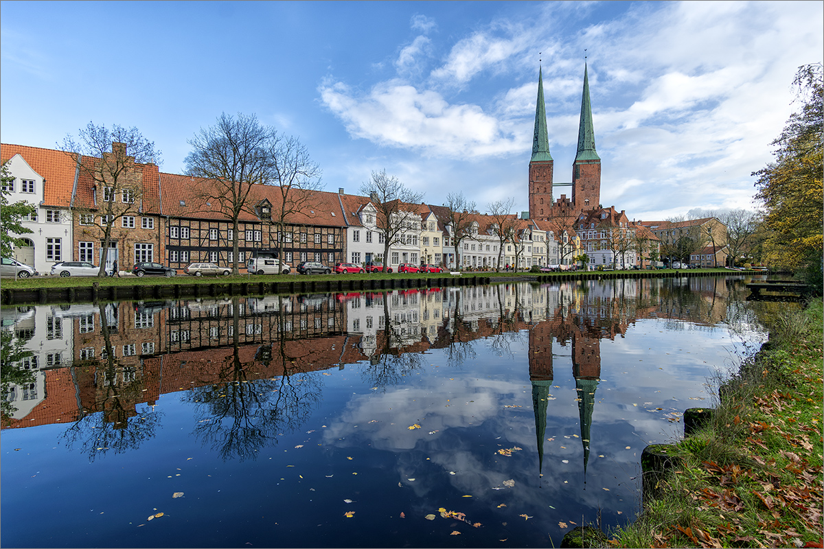 Blick entlang der Obertrave