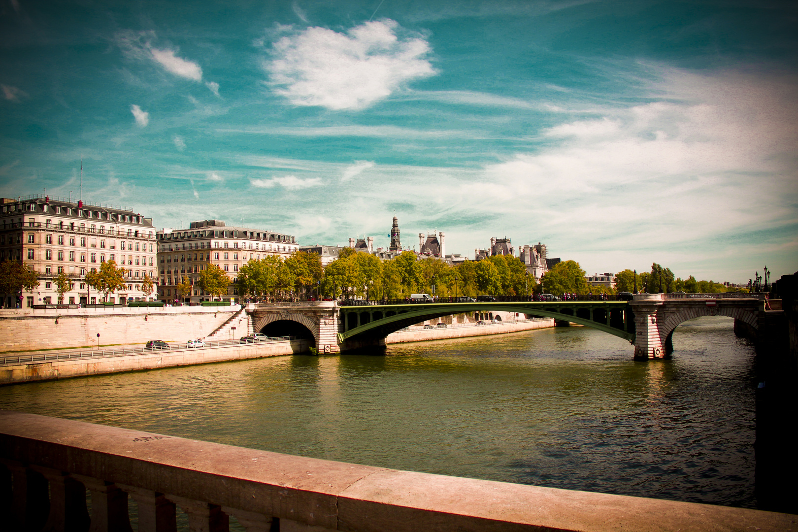 Blick entlang der Seine