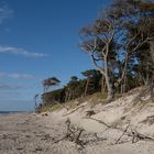 Blick entlang des Weststrandes