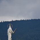 Blick gegen den Berg