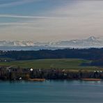 Blick gegen die Alpen