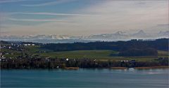 Blick gegen die Alpen