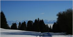 Blick gegen die Berneralpen