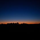 Blick gegen Osten - der Morgenhimmel