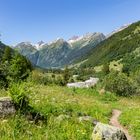 Blick hinab ins Lötschental