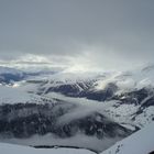 Blick hinab nach Davos