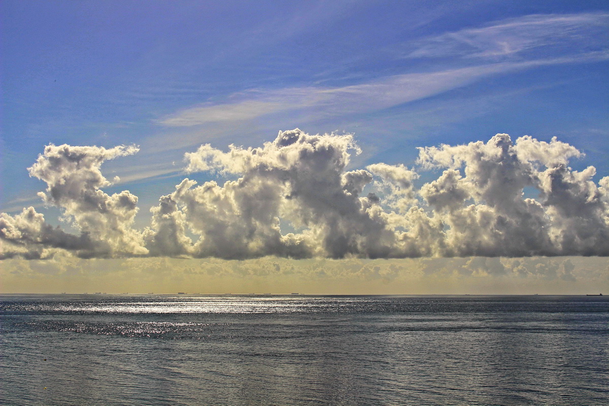 Blick hinaus zum Horizont