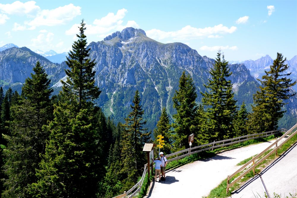 Blick hinüber zum   S Ä U L I N G…