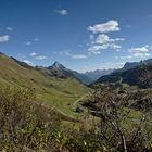 Blick hoch über dem Hochtannbergpass