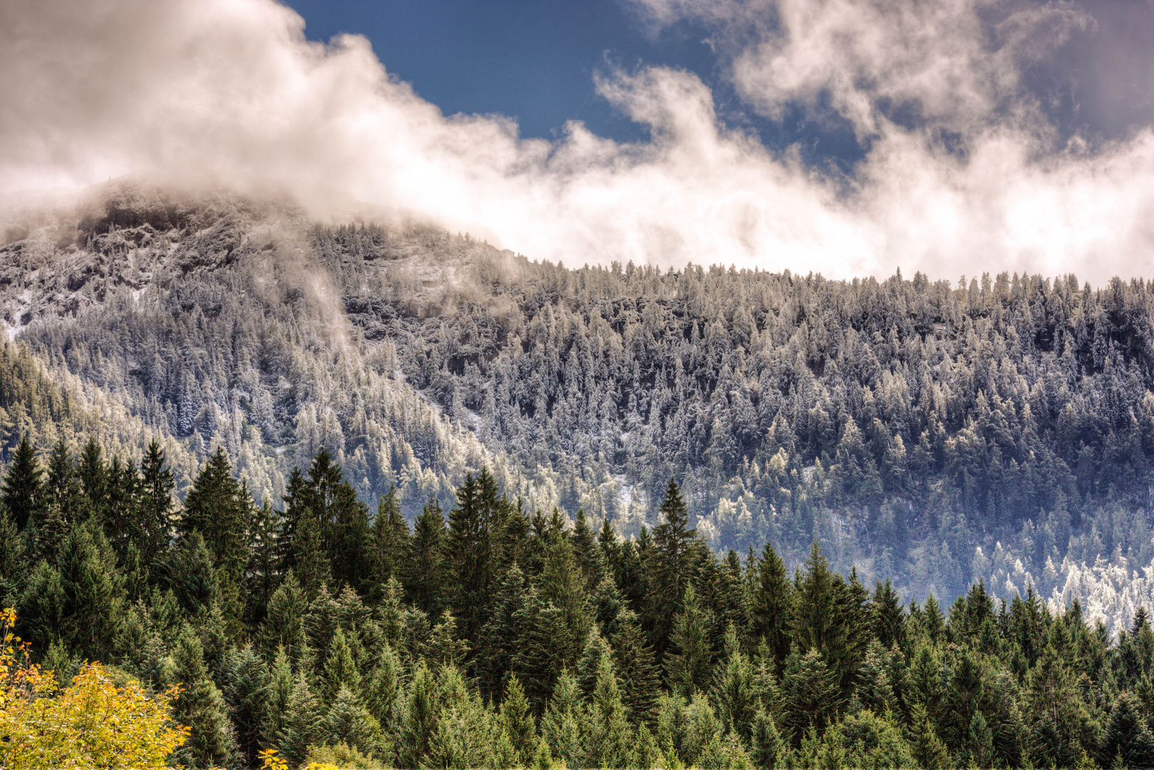 Blick hoch zum Kehlsteinhaus