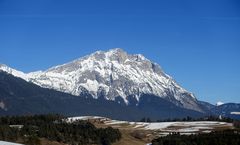 Blick Hohe Munde vom Mieminger Sonnenplateau aus