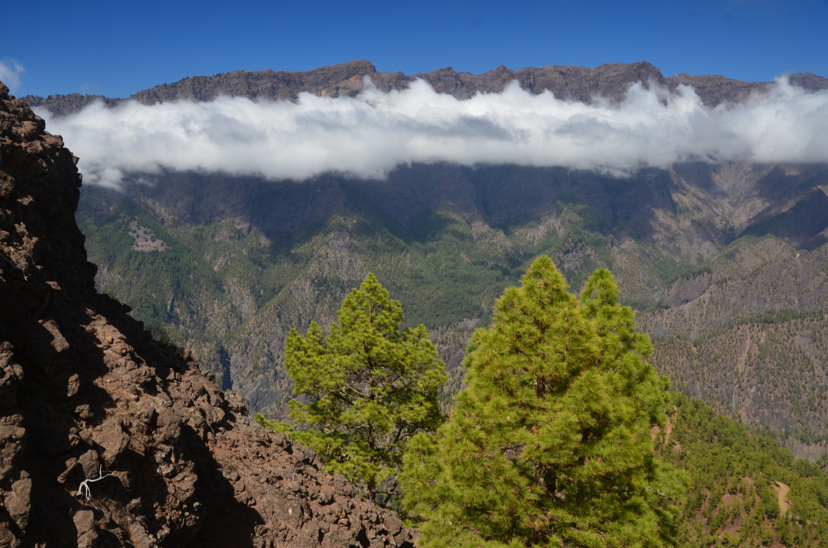 Blick in Caldera de Taburiente