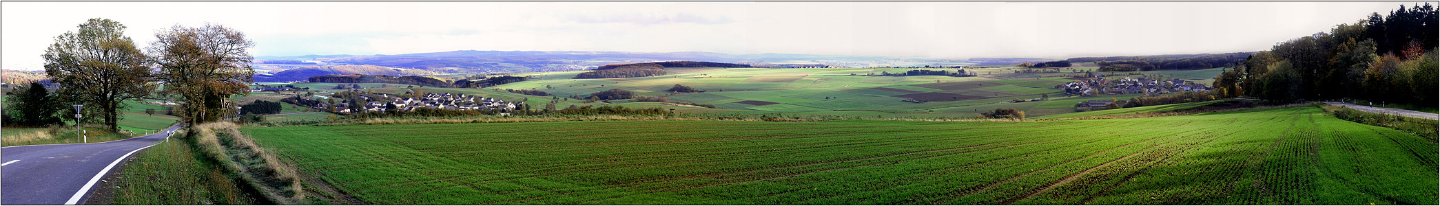 Blick in das "blaue Ländchen"