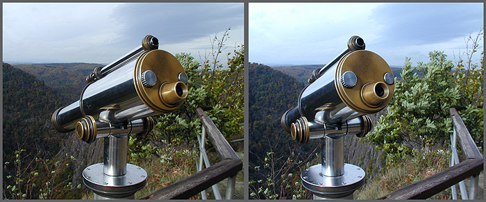 Blick in das Bodetal