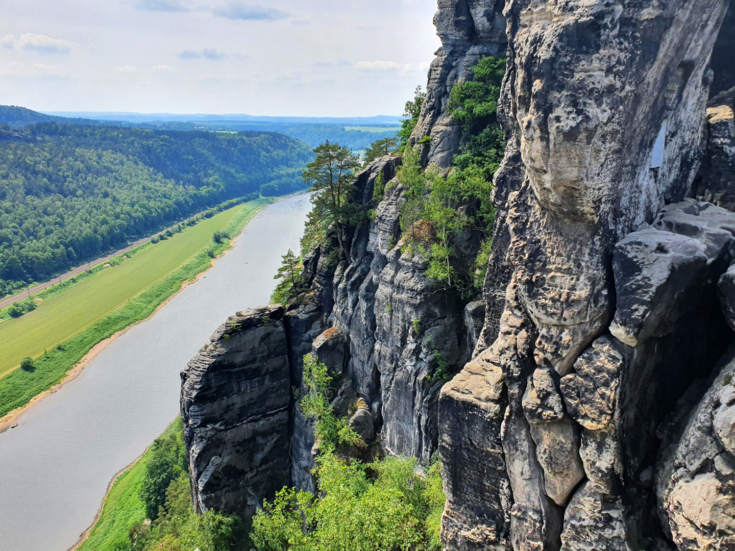 Blick in das Elbtal**