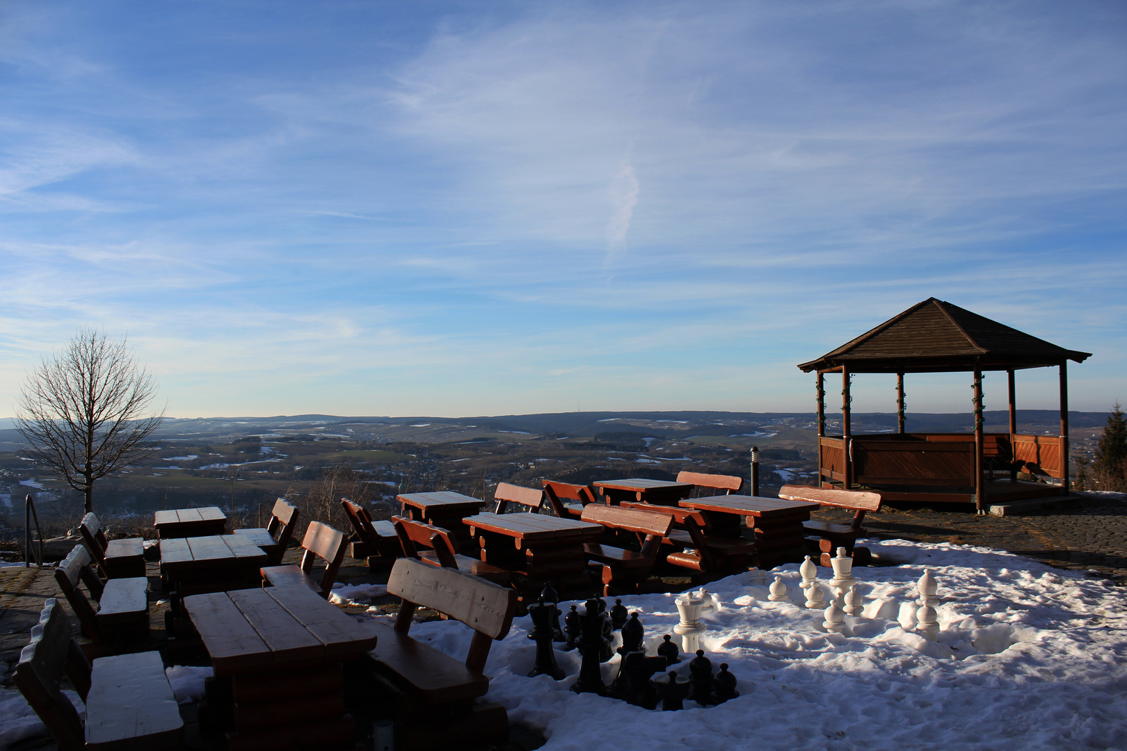 Blick in das Erzgebirge