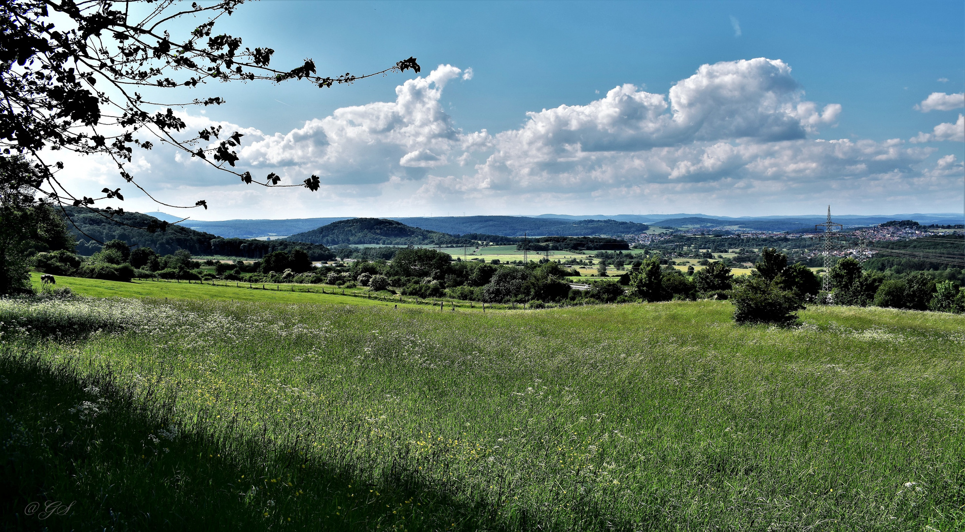 Blick in das Hinterland