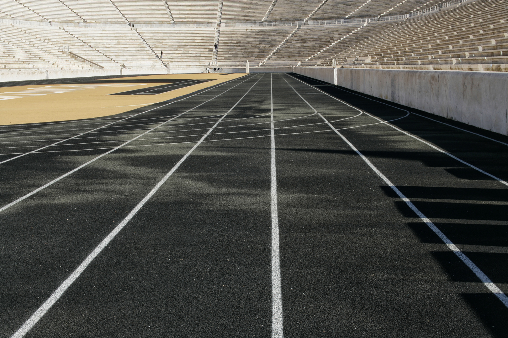 Blick in das Olympiastadion