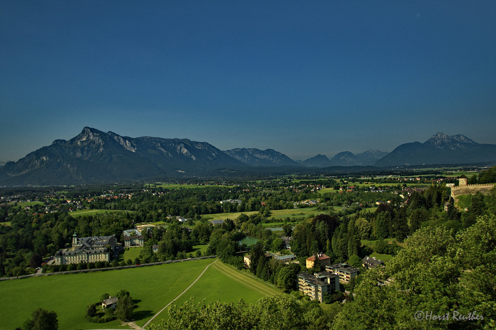 Blick in das Salzburger Land