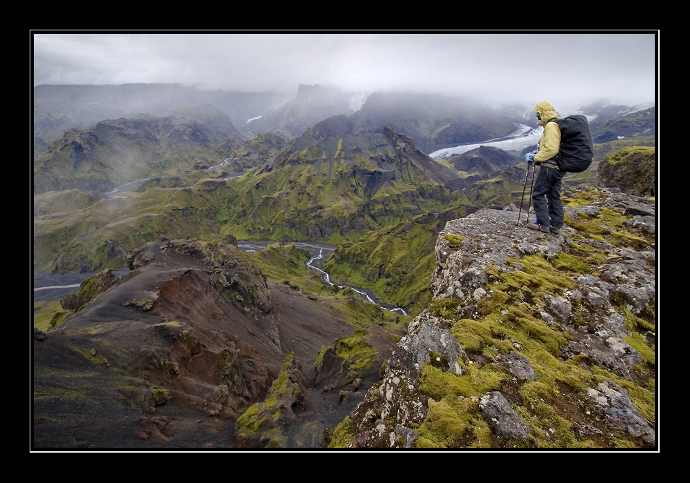 Blick in das Tal von Þórsmörk