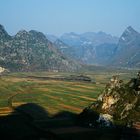 Blick in das weite Tal bei Weiping