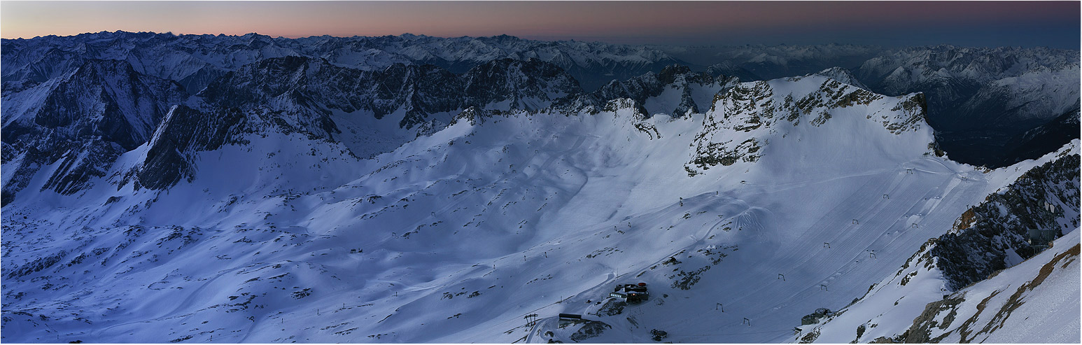 Blick in das Zugspitzplatt