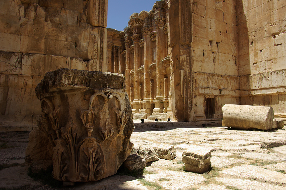 Blick in den Bacchus-Tempel