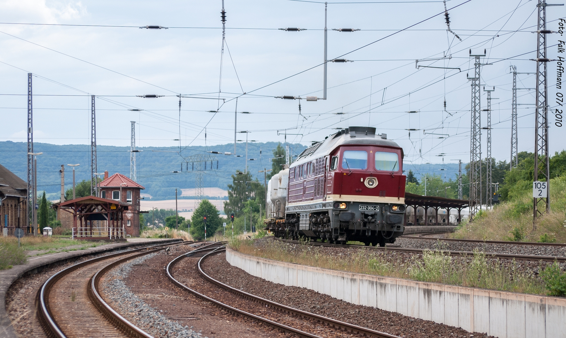 Blick in den Bahnhof