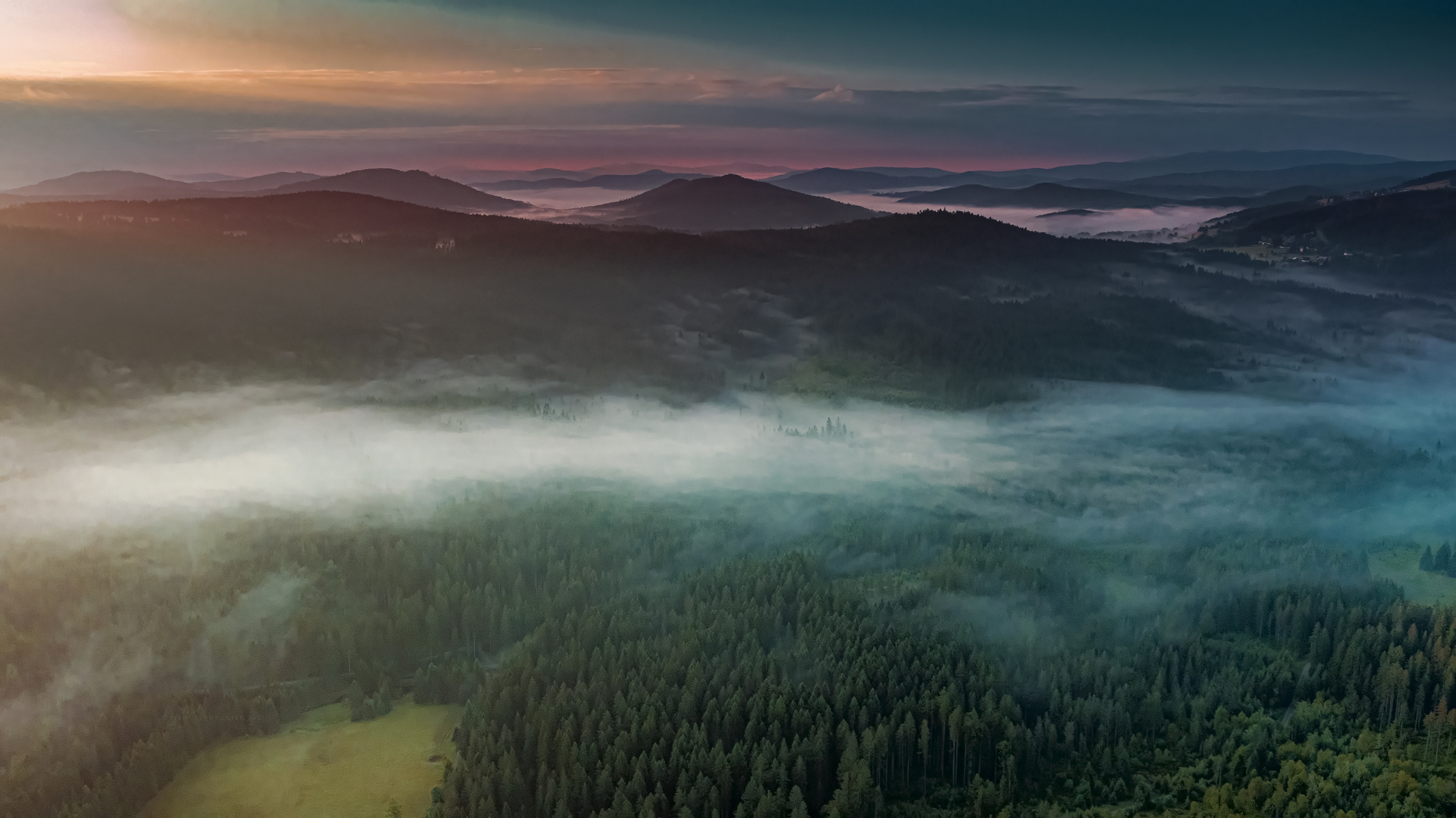 Blick in den Bayer- und Böhmerwald...