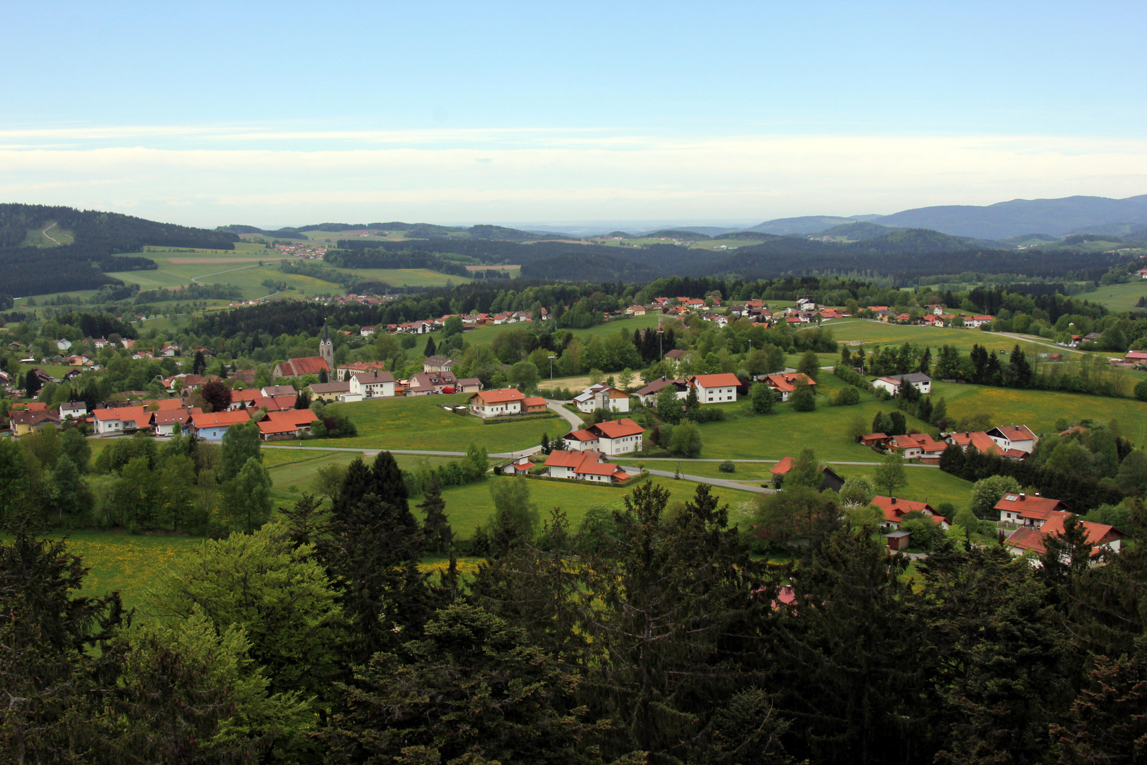 Blick in den bayrischen Wald