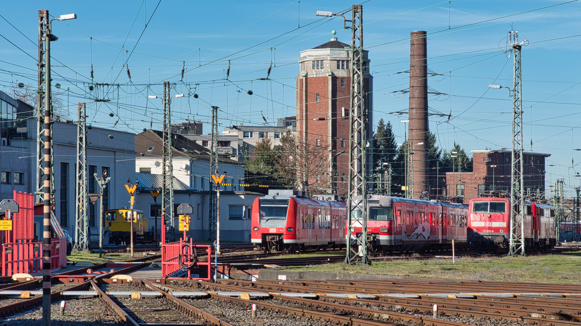 Blick in den Betriebshof Düsseldorf Abstellbahnhof (1)